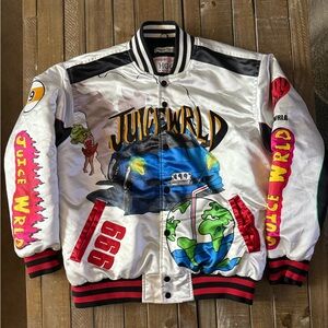 Headgear Classics Juice WRLD Goodbye & Good Riddance satin bomber jacket.